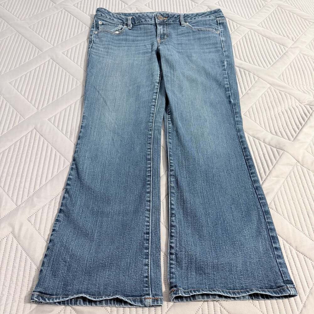 American Eagle Outfitters Favorite Boyfriend Stretch Denim Jeans Size 14 Short